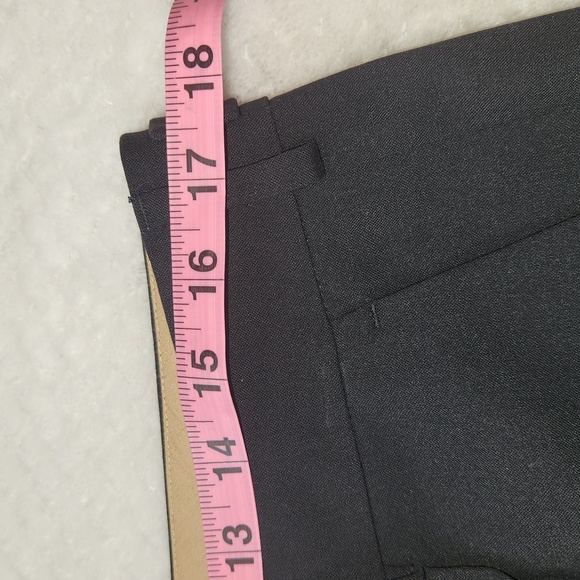 VINCE. WOMENS PANTS LIGHTWEIGHT WOOL BLEND SIZE 12 BLACK COLOR - Picture 10 of 15